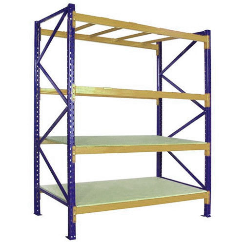 Yellow And Blue Storage Racks