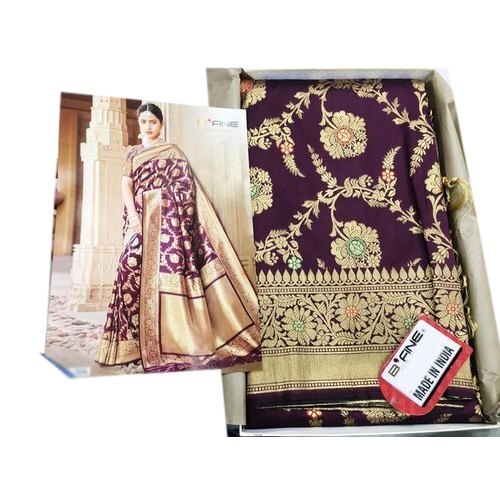 Red Festive Wear Designer Banarasi Saree