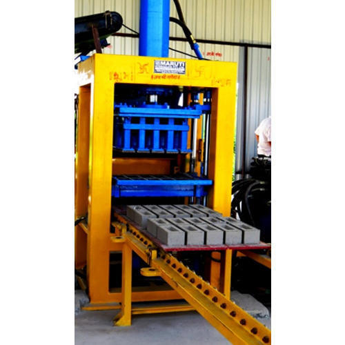 Floor Mounted Heavy Duty Steel Electrical Automatic Brick Making Machine Engine Type: Air Cooled