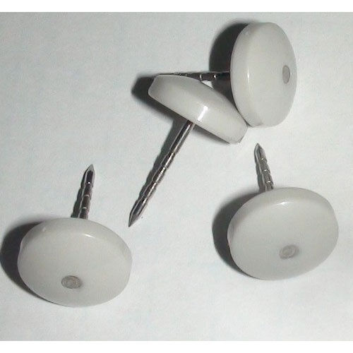 Lightweight Portable Durable Grey Dome Plastic Pin