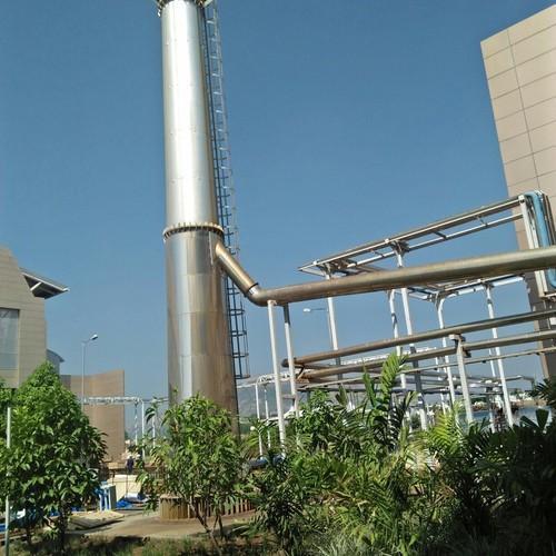 Mild Steel Boiler Chimney Fabrication, 30 Meter