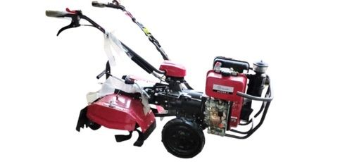 Red Multipurpose 9 Hp Agriculture Mini Power Tiller