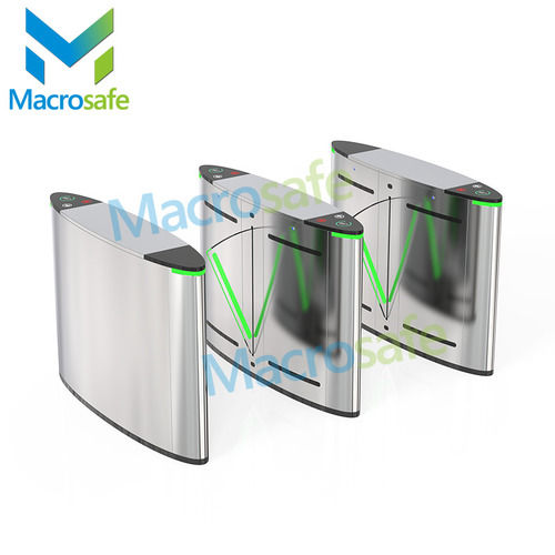 New Access Control Turnstile Flap Barrier Gate RFID Card Reader For Office Gym Fitness Center