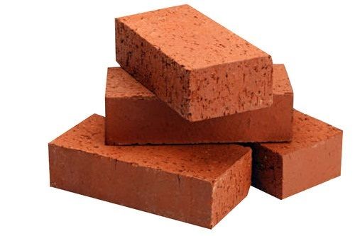Plain Solid Building Construction Red Clay Bricks 