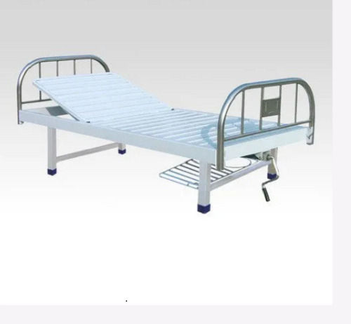 Standard Beds Silver Ss Hospital Bed, Mild Steel, Size/Dimension: 75 X 30 Inch (Lxw) Application: Film