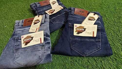Casual Wear Blue Stretchable Denim Jeans For Mens, All Size Available