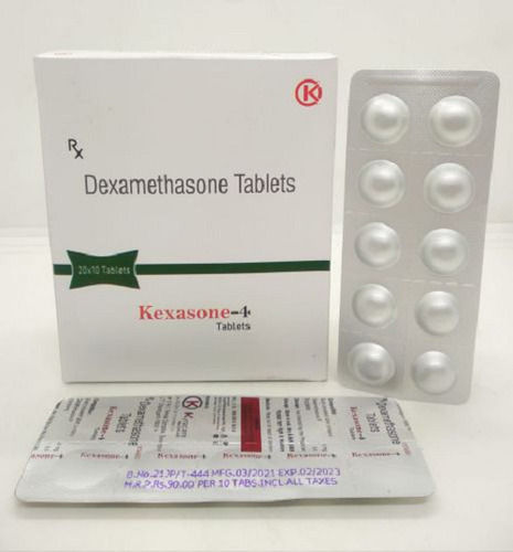 KEXASONE-4 Dexamethasone 4 MG Tablet, 10x10 Alu Alu