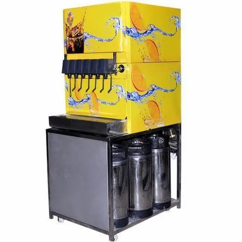 Semi Automatic Soda Vending Machine Used In Shop And Office Warranty: 1 Year