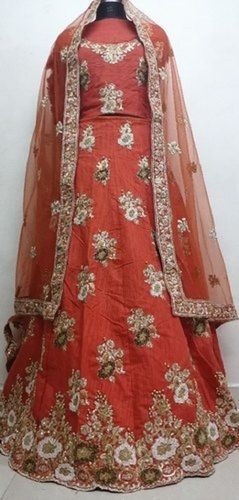 Party Wear Lightweight Regular Fit Readymade Silk Designer Lehenga Choli for Ladies