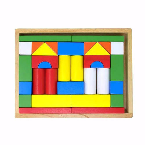 Wooden Building Block Toy for 4-6 Years Age Group