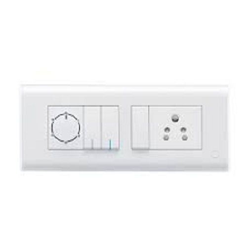 Round 10 Amp Modular Premium White Electrical Switch Board