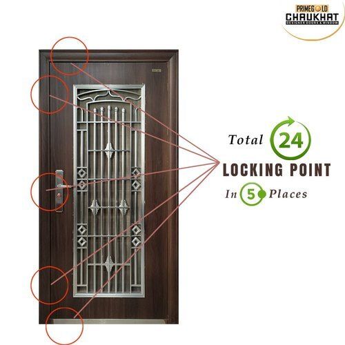 Metal Polished Prime gold Steel Security Door,