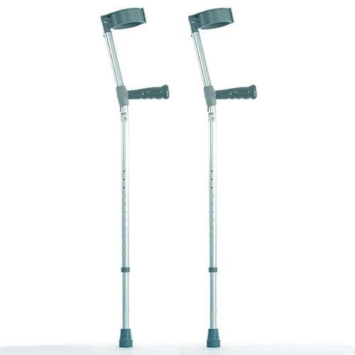 Strong Metal Powder Coated Elbow Crutch Walking Stick, For Handicapped