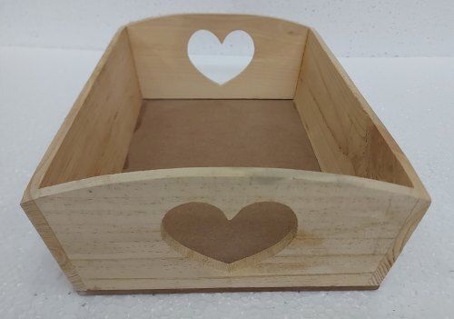 Natural Finish Rectangular wooden gifting