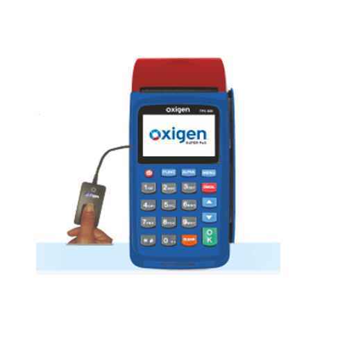 Plastic Oxigen Blue Aeps Edc Card Swipe Machine