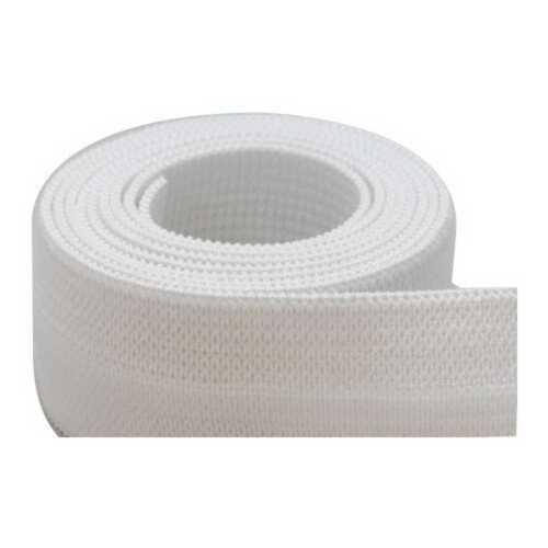 Plain White Stretchable Elastic Lace Roll