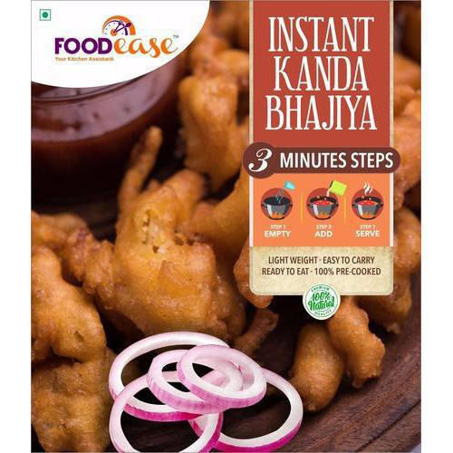 Popular Indian Street Food 100% Pre-Cooked Instant Ready To Eat Kanda Bhajiya Mix