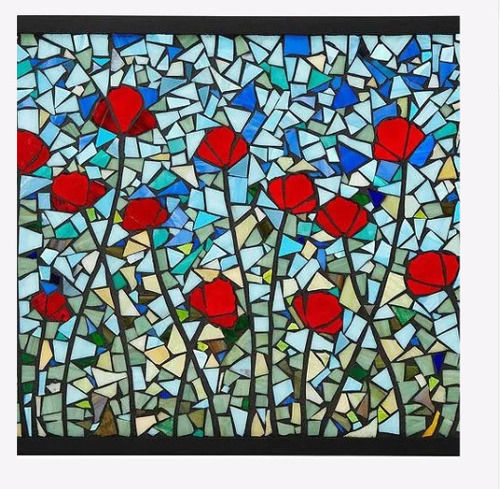 Semi-Automatic Polished Decorative Printed Stained Glass, For Decoration, Thickness: 5 Mm