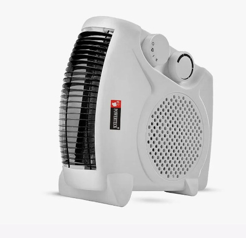 1500W Stainless Steel Powerteck Fan Heater, For Room Heating, 240V