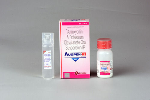 Augpen DS Amoxycillin and Potassium Clavulanate Antibiotic Oral Suspension, 30 ML