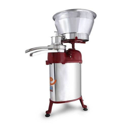 Maroon Silver Automatic Cream Separator