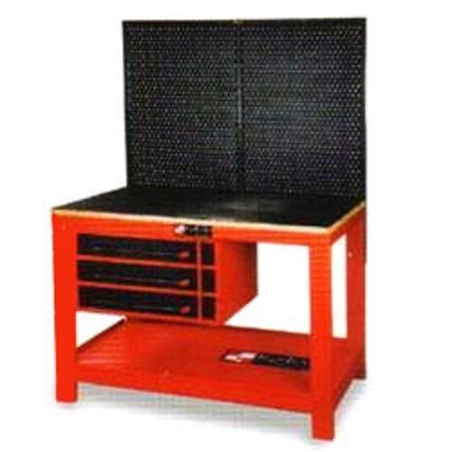 White Kabage Red Modular Workbench, Size: 1170 X 680 X 890