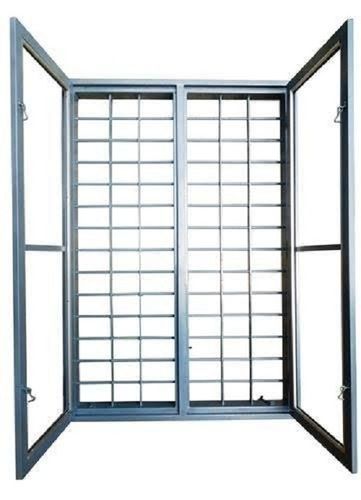 Color Coated Corrosion Resistant Mild Steel Window Grills for Security and Safety Purposes