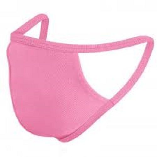 Pink Cotton Face Mask Age Group: Men