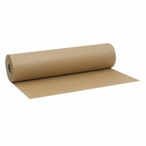 Tear Proof Recyclable, Waterproof Brown Plain Soft Kraft Paper Roll at ...