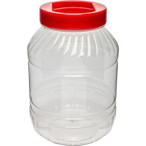 Lightweight Leak Resistant Transparent Plastic Empty Jar with Screw Cap