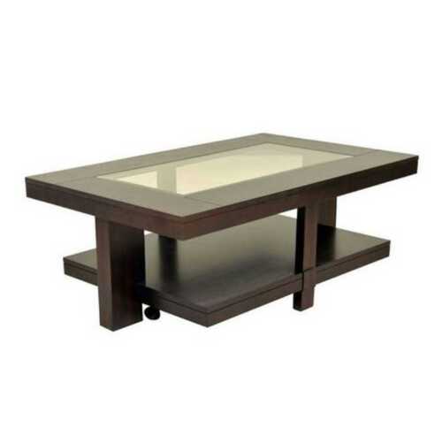 Brown Wood Center Table For Hall Living Room And Reception