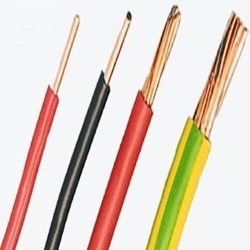 450 Voltage PVC Insulation Copper Conductor Single Core Insulated Electrical Wire - 90 Meter Length, Diverse Colors | Higher Flexibility, Long Durability, Fire Proof, Heat Resistant, Eco Friendly, High Ductility