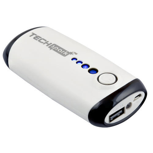 Agate 5200 Mah व्हाइट माइक्रो सिंगल USB पावर बैंक, 220 - 240 V इनपुट पावर