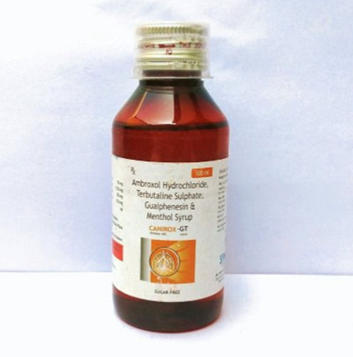 Ambroxol Hydrochloride, Terbutaline Sulphate, Guaiphenesin Syrup, 100ml