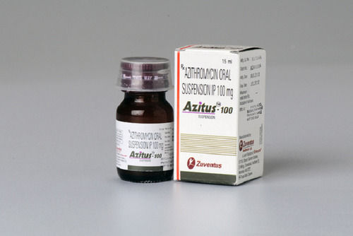 Azitus-100 Azithromycin 100 MG Antibiotic Oral Suspension, 15 ML