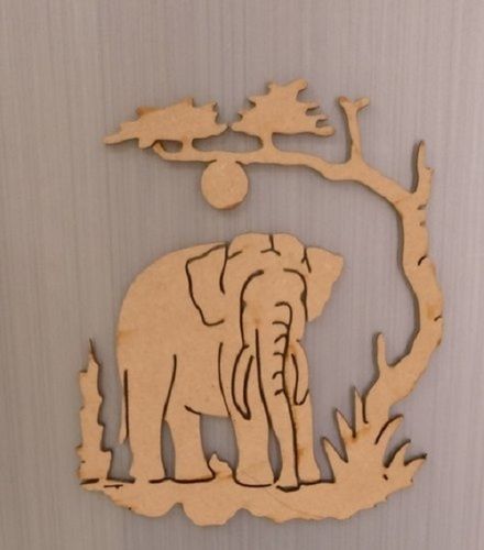 Durable and Multiple Shapes Polished Wooden MDF Fridge Magnet