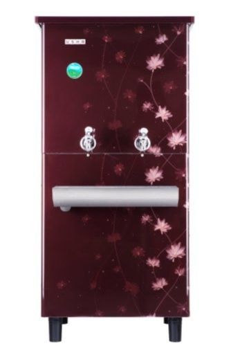 Maroon Stainless Steel Water Cooler