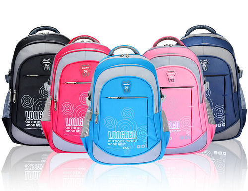 Zipper Closure Style Printed School Bag For Adults And Kids With High Weight Bearing Capacity