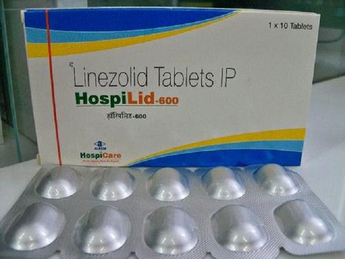 Hospilid-600 Linezolid 600 MG Antibiotic Tablet, 1x10 Alu Alu