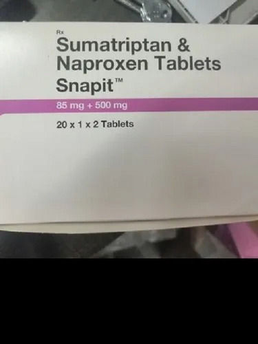 SNAPIT Sumatriptan Naproxen Tablets, 20x1x2 Blister Pack