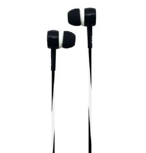 3.5 mm Connectors Black Wired Earphone (Model Number - RX20)