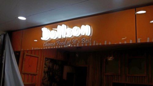 Acrylic Led Sign Board Application: Advertisement