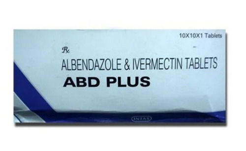 Albendazole And Ivermectin Tablet, 10x10x1 Tablets Blister Pack