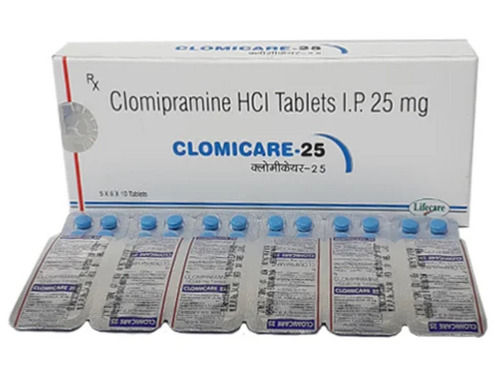 Clomipramine HCL Tablets IP 25 Mg, 10x1 Tablets Blister Pack