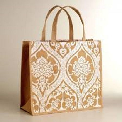 Designer Jute Bags For Shopping Uses With High Weight Bearing Capacity