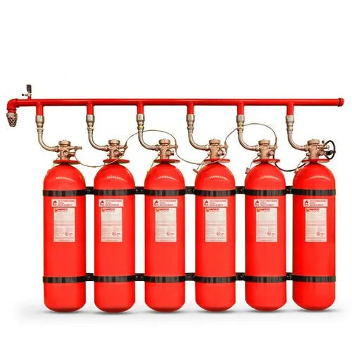 Easy To Install Clean Agent Gas Based Automatic Fire Extinguishing System