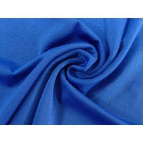 Light Weight And Skin Friendly Smooth Plain Blue Cotton Fabric