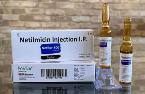 Netilmycin Injection 300mg, 3ml Vial Tray Pack