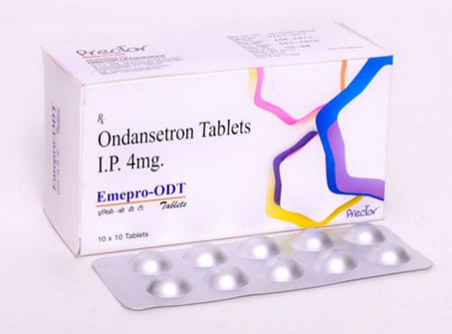 Ondansetron Tablet 4mg, 10x10 Tablets Blister Pack