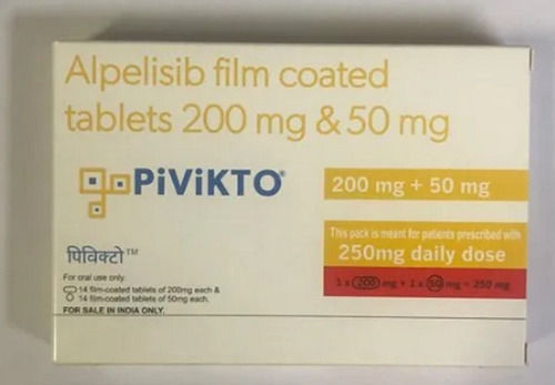 Pivikto Alpelisib Film Coated Tablet, 6x10 Capsules Pack For Oral Use Only